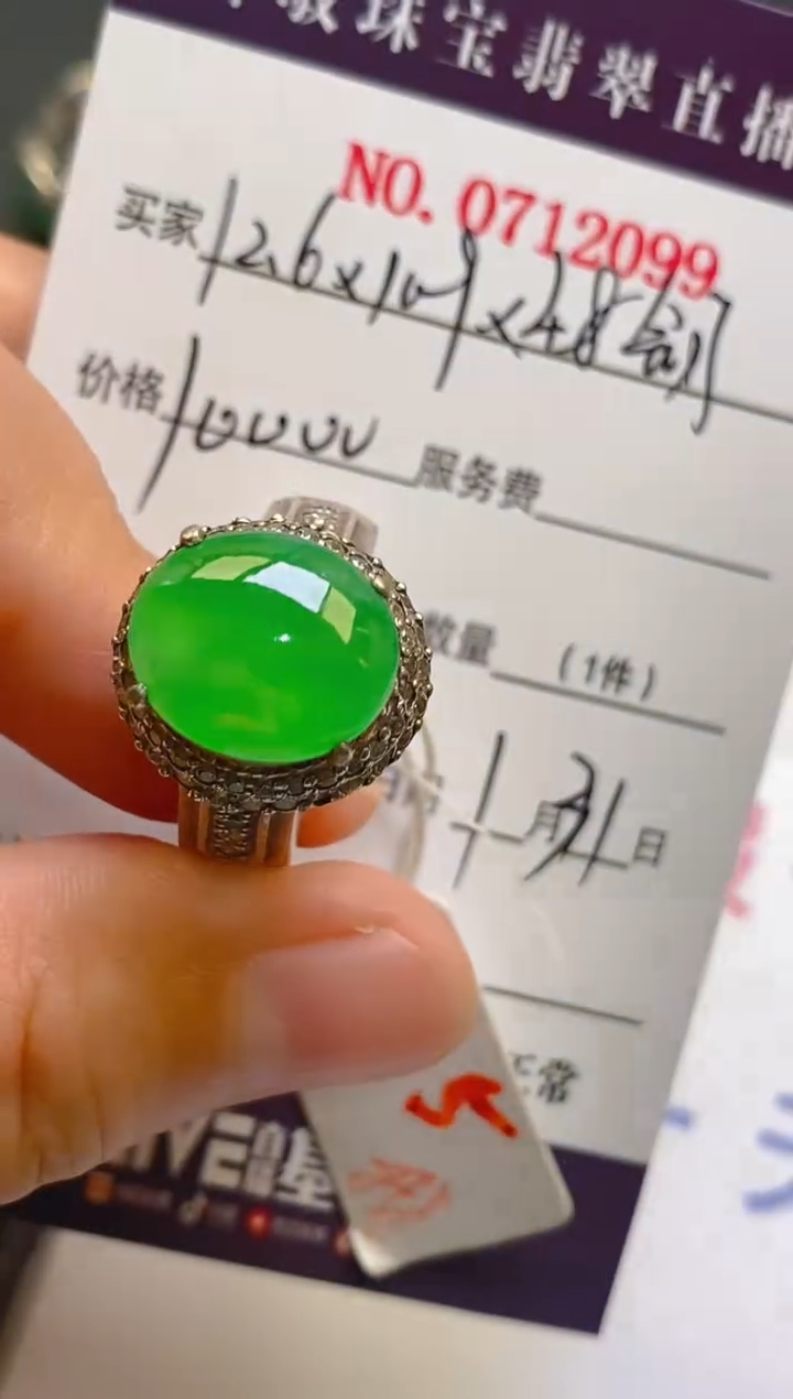 【闪购商品】翡翠耳饰未镶嵌天然A货翡翠1