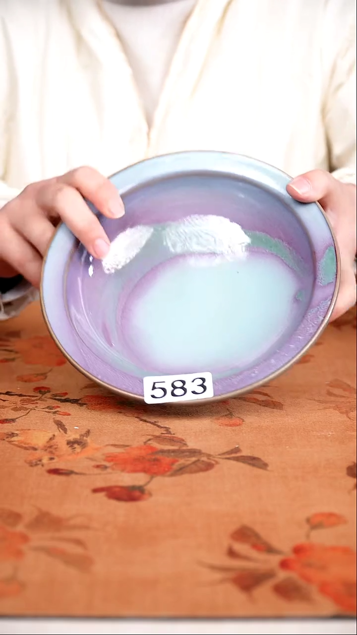 全品钧窑茶器摆件