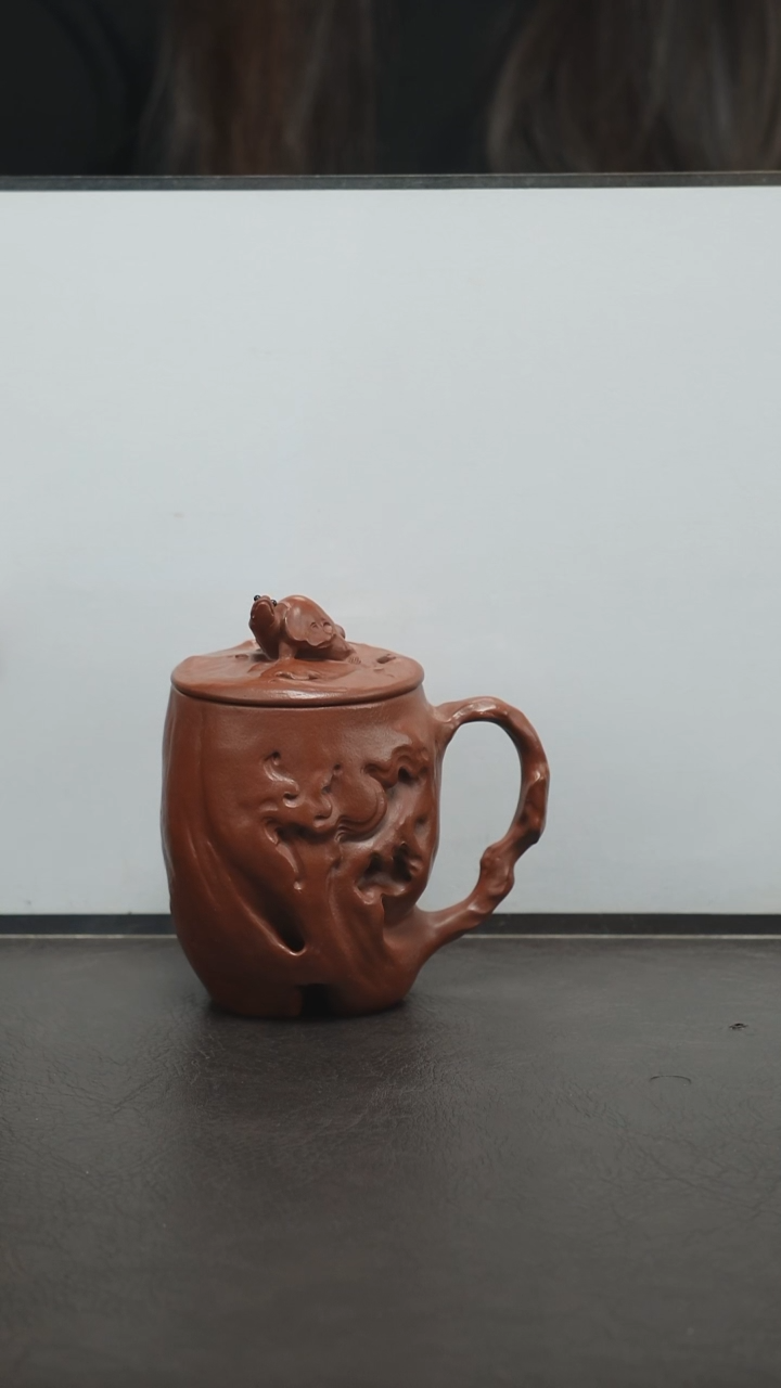 【闪购商品】紫砂茶壶朱泥大红袍紫砂盖杯