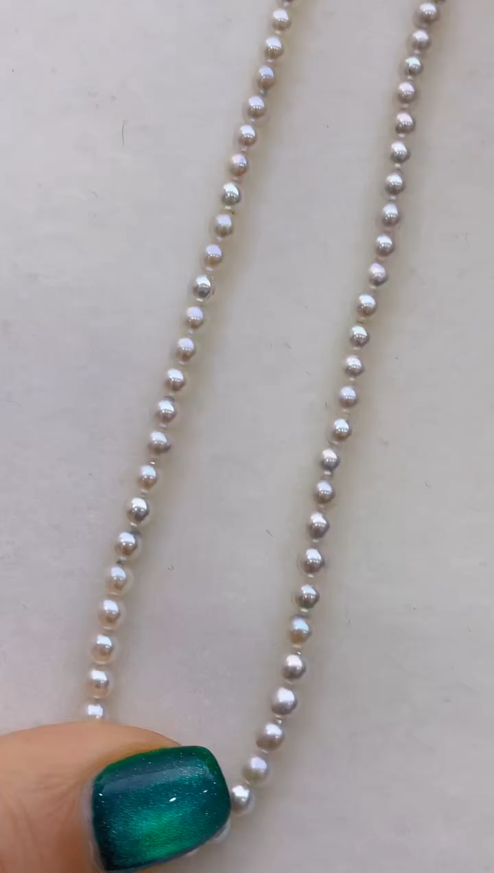 【闪购商品】海水珍珠项链未镶嵌125 3-4mm