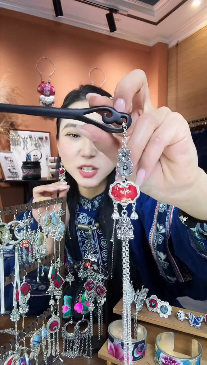 【闪购商品】刺绣纯手工民族风发簪