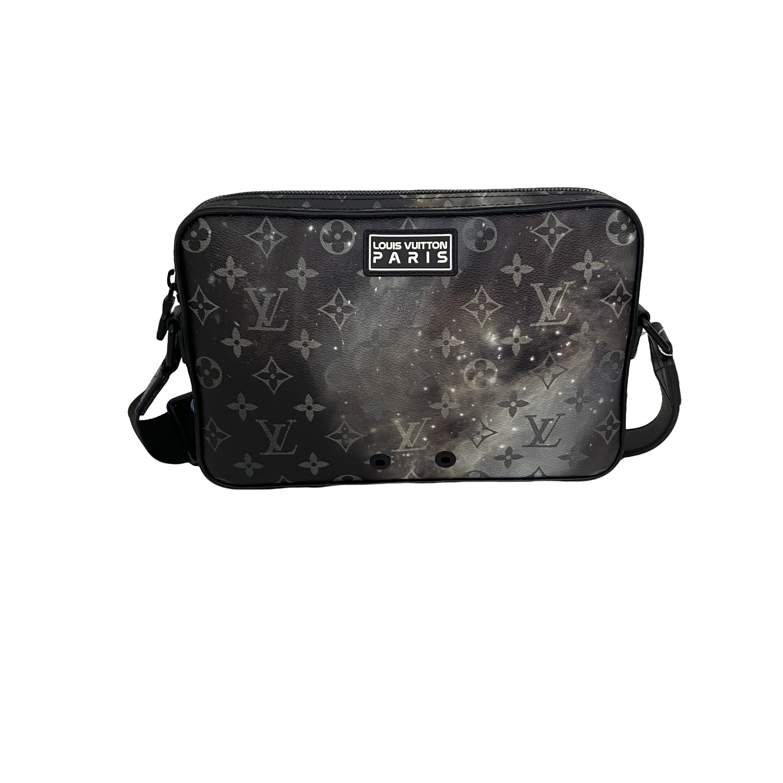 99新 LouisVuitton/路易威登 星空款老花芯片款斜挎包/630