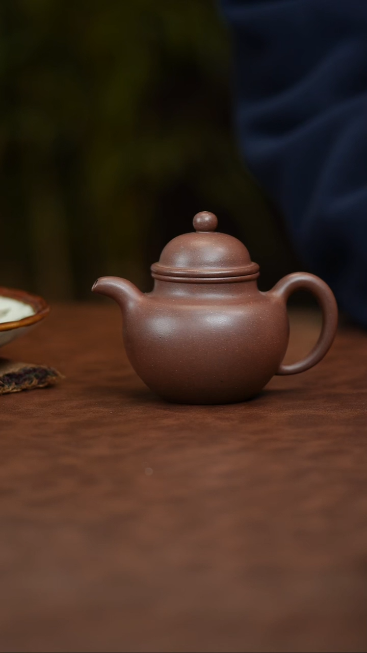 茶壶紫砂原矿宜兴紫砂茶壶150cc