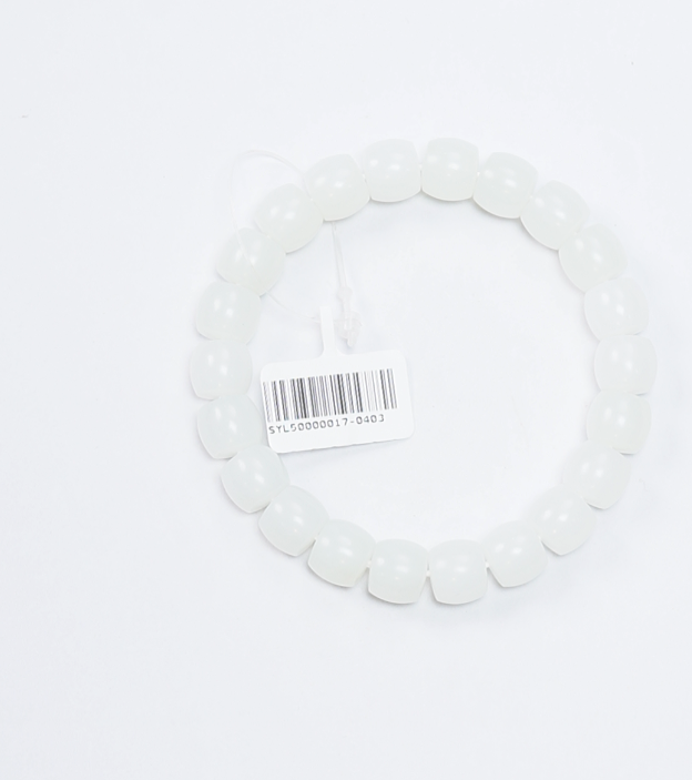 【吉玉0017-0403】和田玉俄芭莎极限弧手串9x10mm