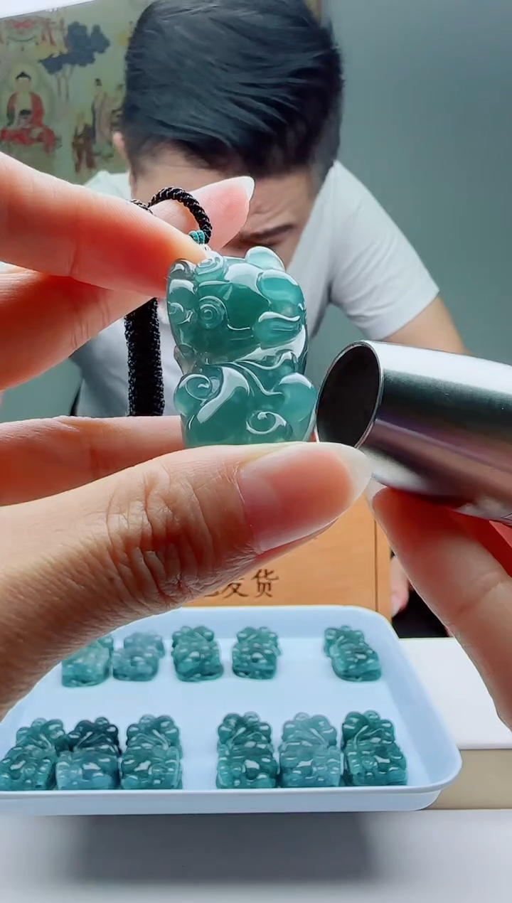 颈饰未镶嵌翡翠多样性发其一