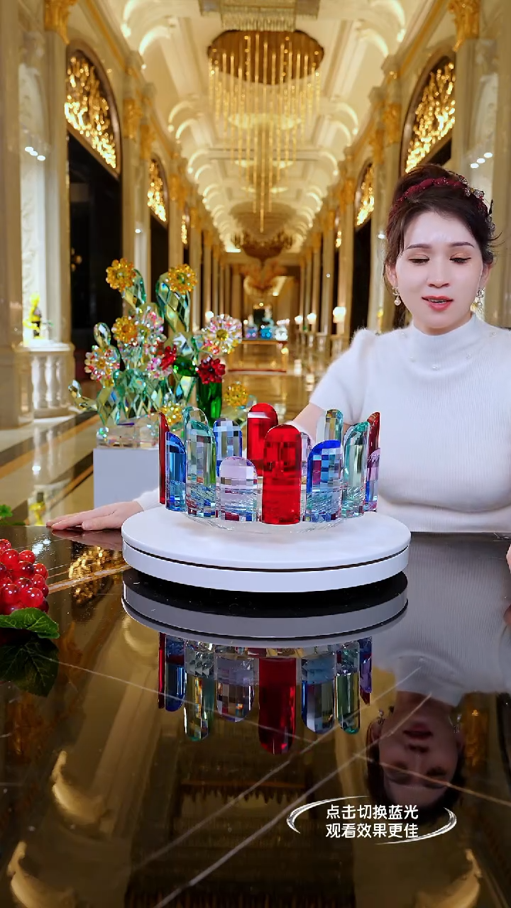 摆件LF0119皇冠艺术果盘