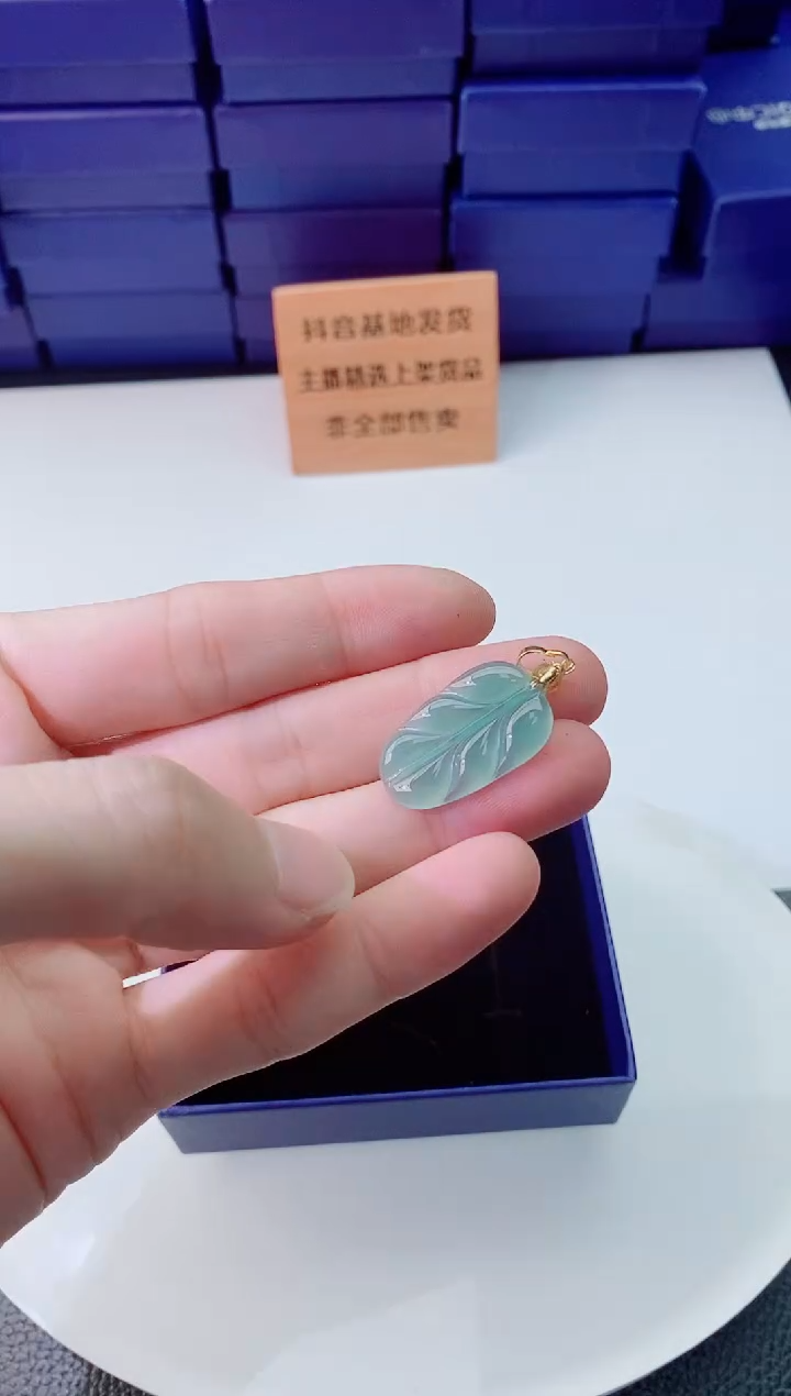 翡翠未镶嵌颈饰         