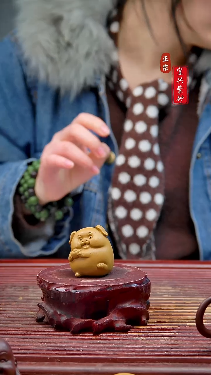 紫砂茶宠宜兴紫砂茶宠摆件