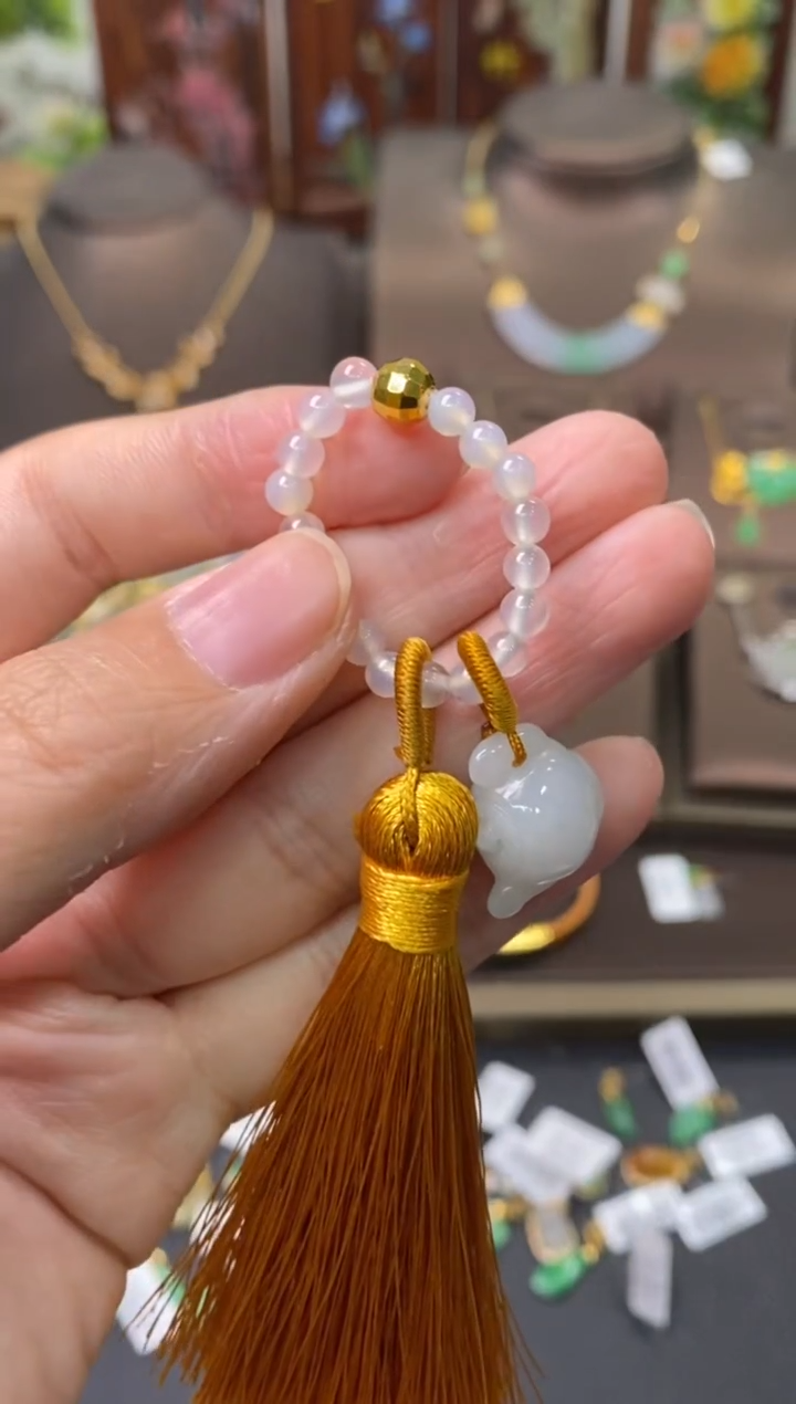 【闪购商品】翡翠颈饰未镶嵌净货14003多样性发其一