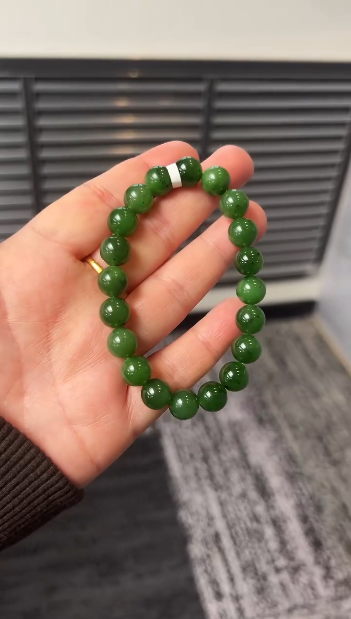 未镶嵌手串和田玉碧玉手串卡10