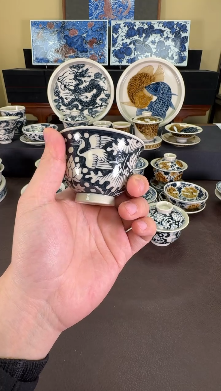 【闪购商品】二号釉一路连科铃铛杯