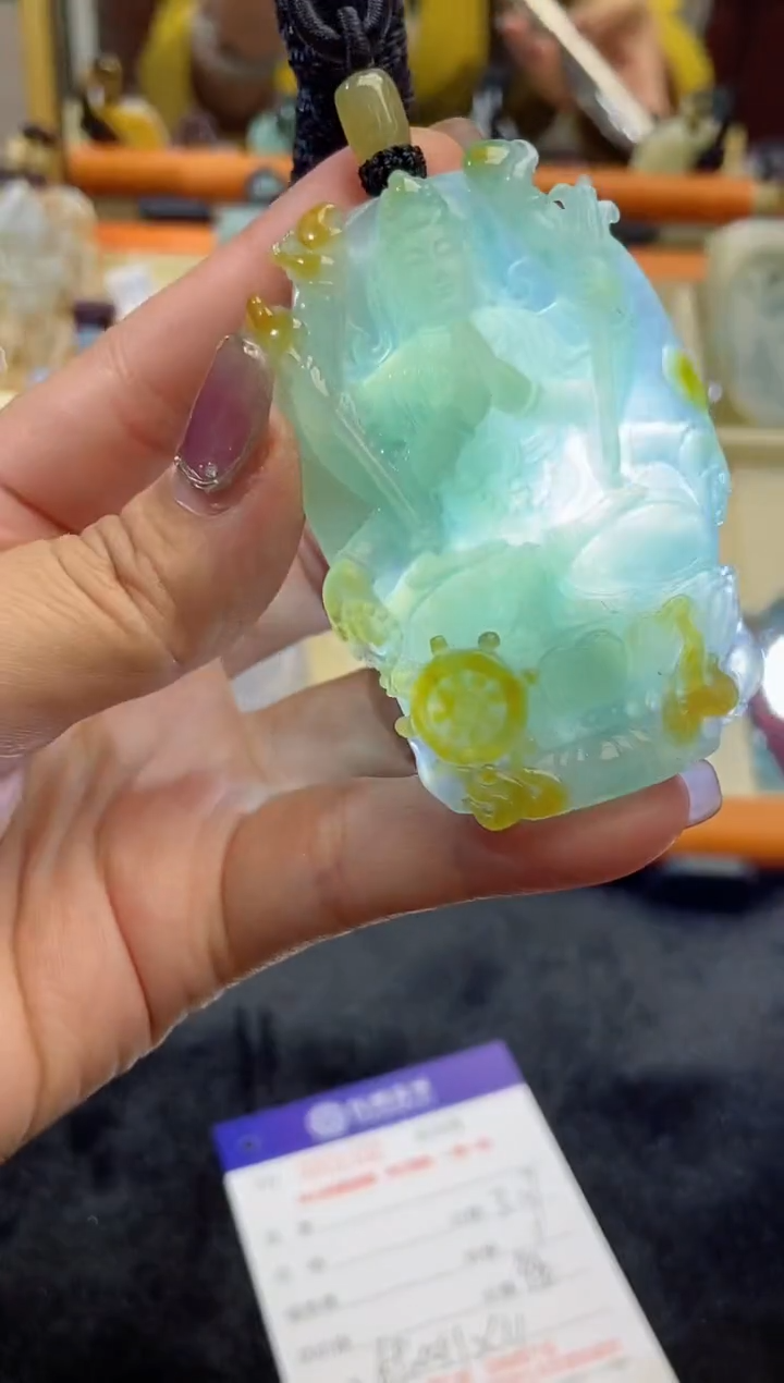 翡翠未镶嵌颈饰缅甸天然货翡翠