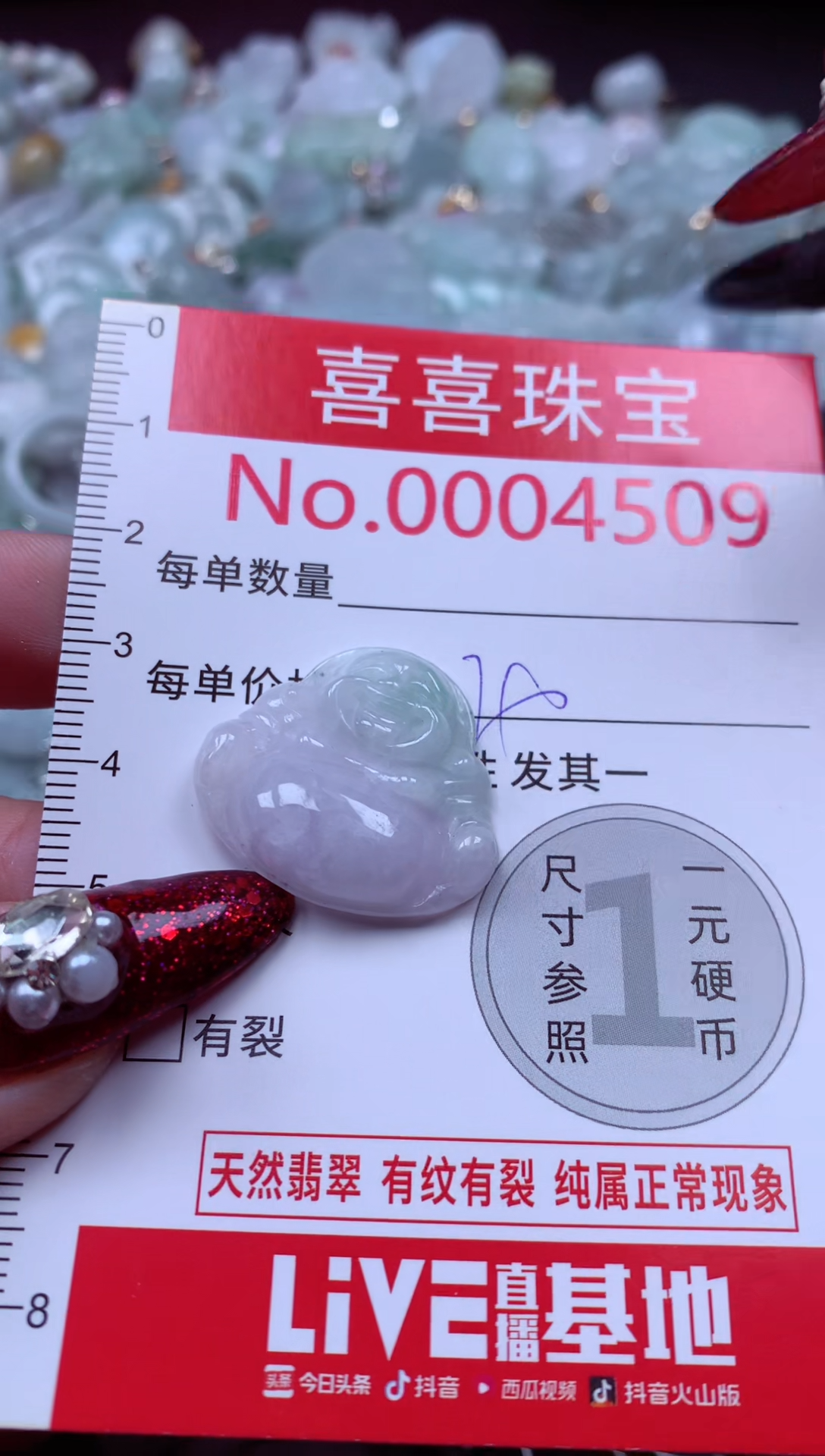 颈饰未镶嵌翡翠4509