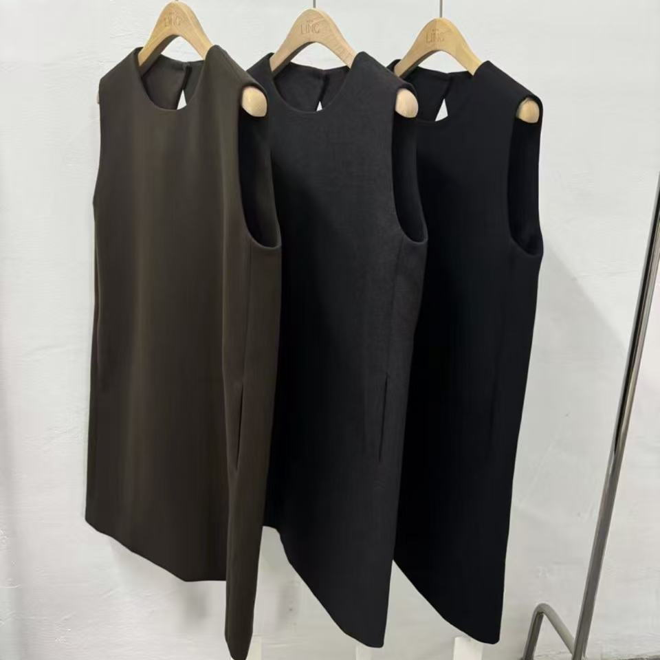 19481连衣裙背心马夹