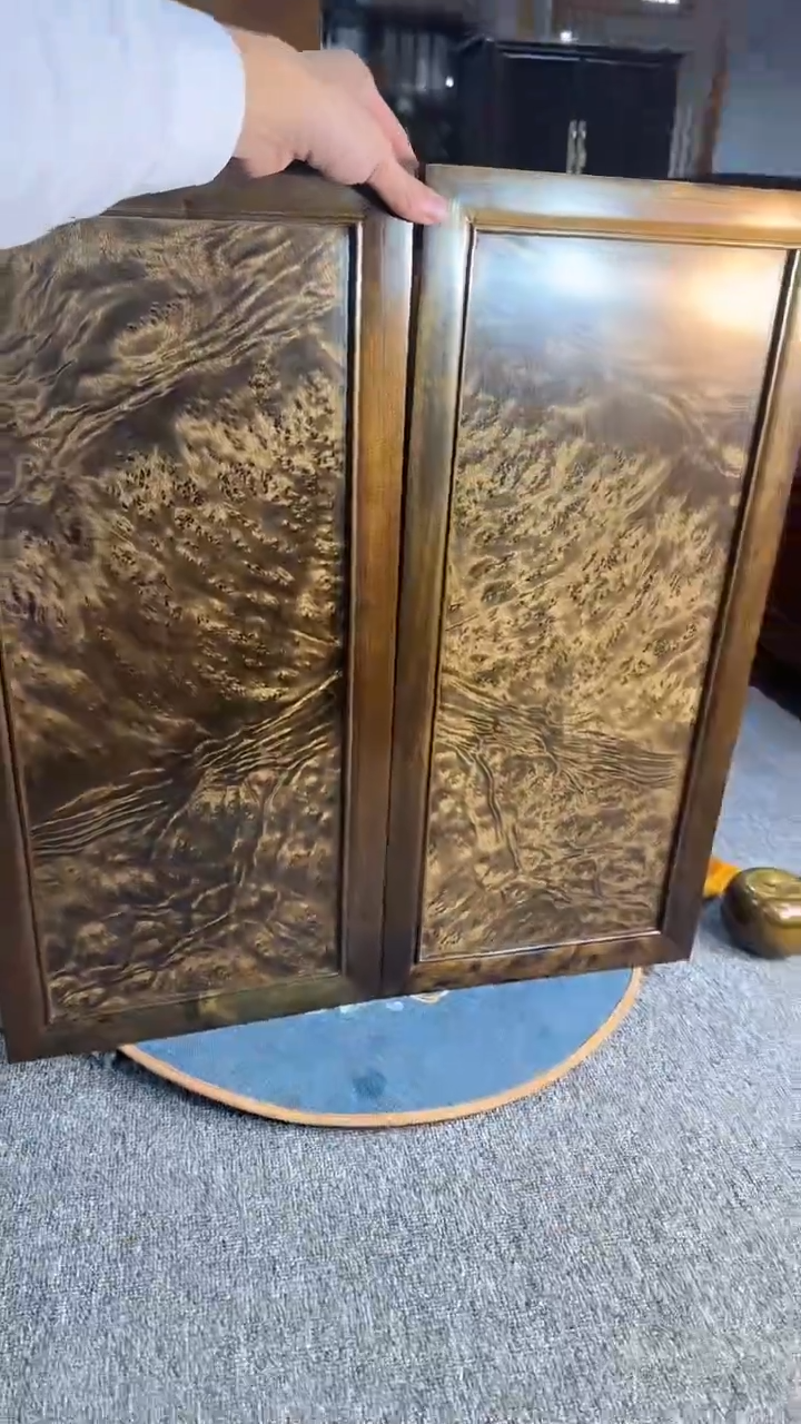 【闪购商品】乌木类成套家具阴沉挂屏   一对 s22