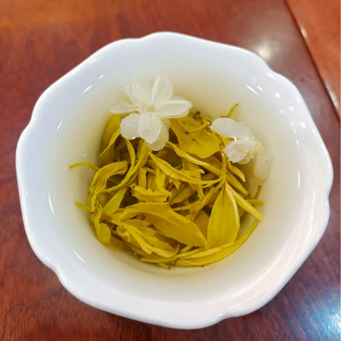 世鼎【黄金直飘雪】蒙顶山茉莉花茶醇爽香甜春茶2025新茶特级 