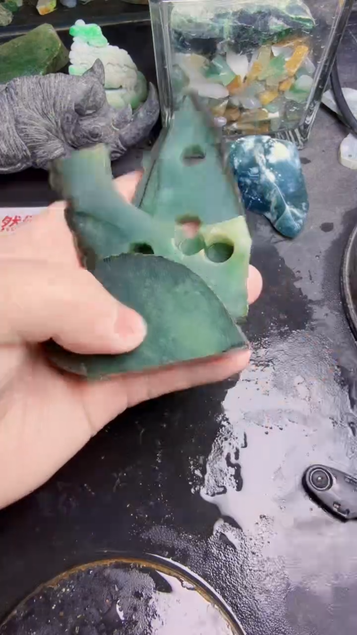 未镶嵌挂件翡翠天然翡翠148