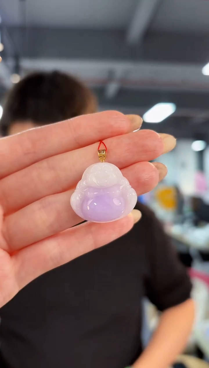 【闪购商品】翡翠颈饰18K金镶嵌缅料A货/支持复检/一件