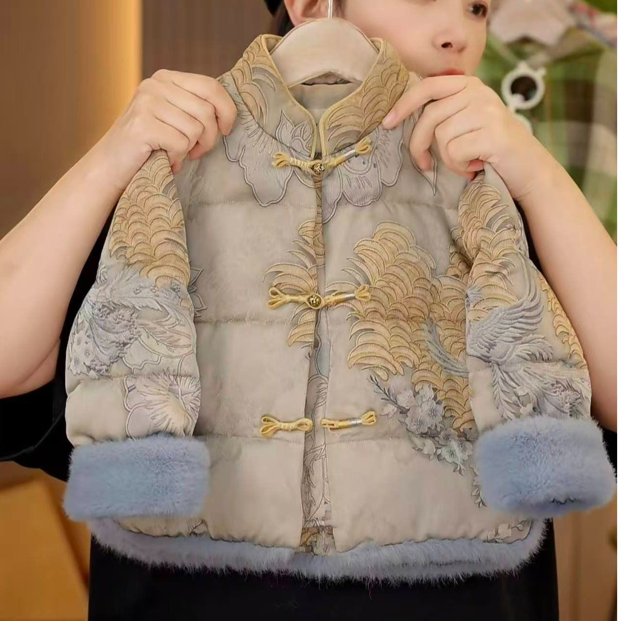 【步步生莲】幂姐2025冬季儿童汉服新中式年装棉服MJD246644