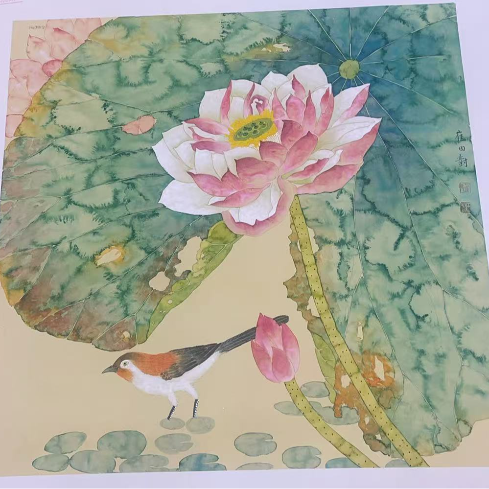 75橱窗展示/山艺文化/ 崔田对老师/宣纸国画/带证书（展示）