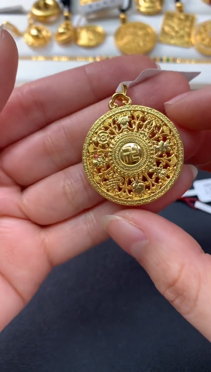 【闪购商品】定制足金吊坠(不含链)Z527|3448