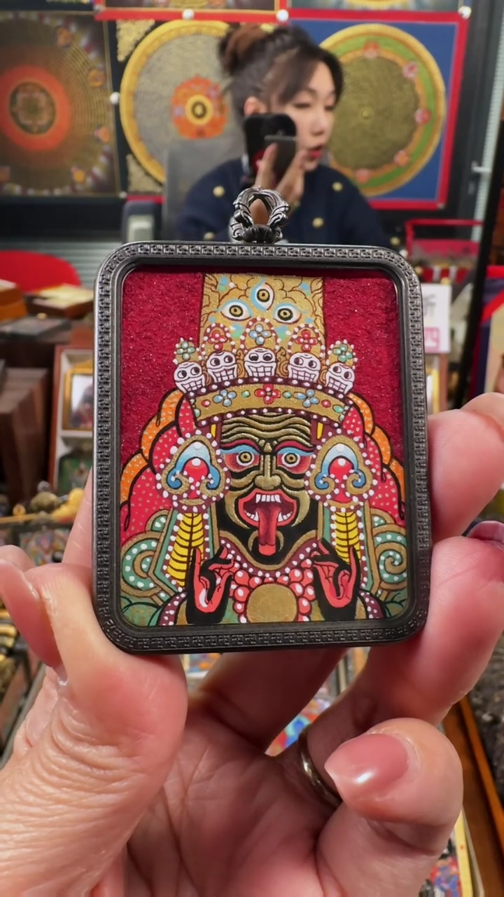 【闪购商品】吊坠壹善缘城手绘唐卡扎基年终大促