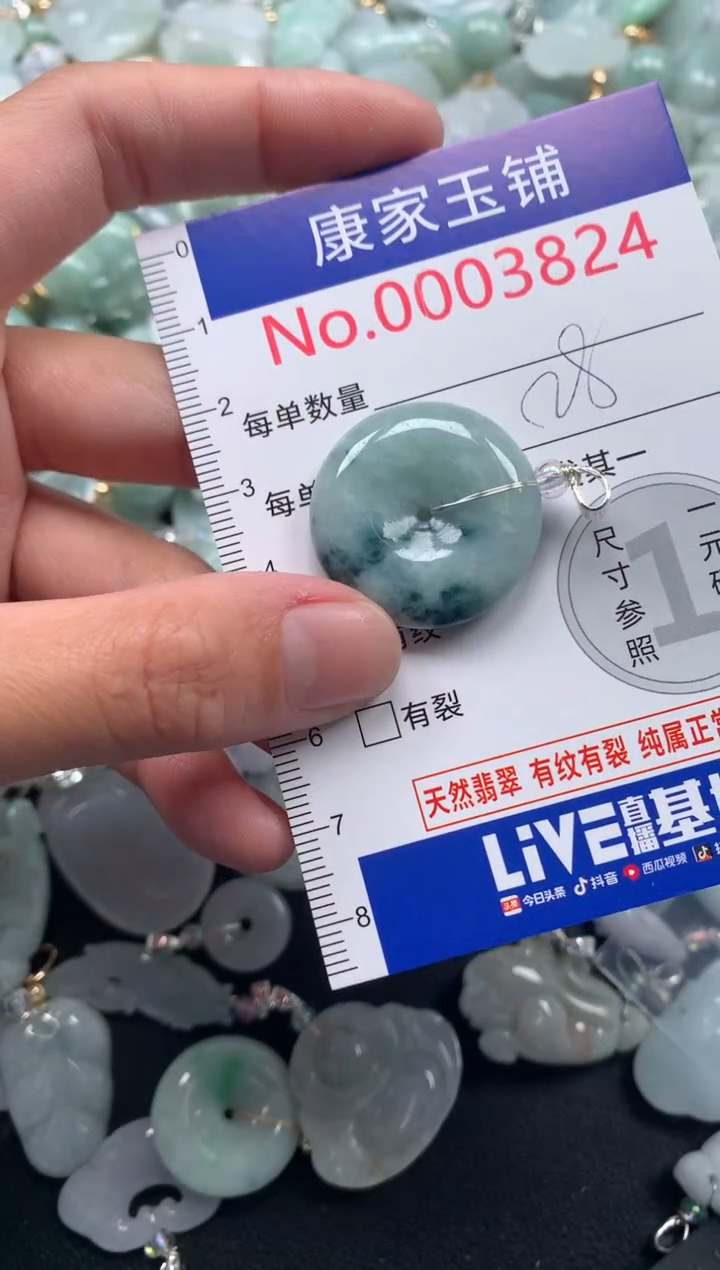 颈饰未镶嵌翡翠3824
