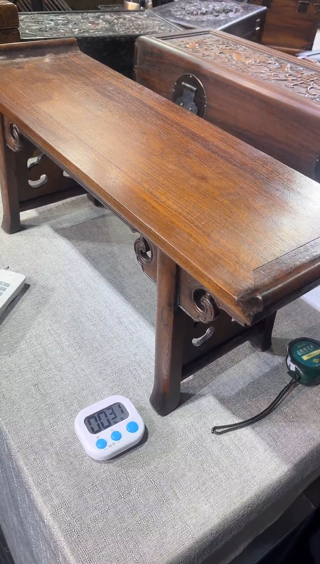 木山****食海黄卷云牙板翘头案