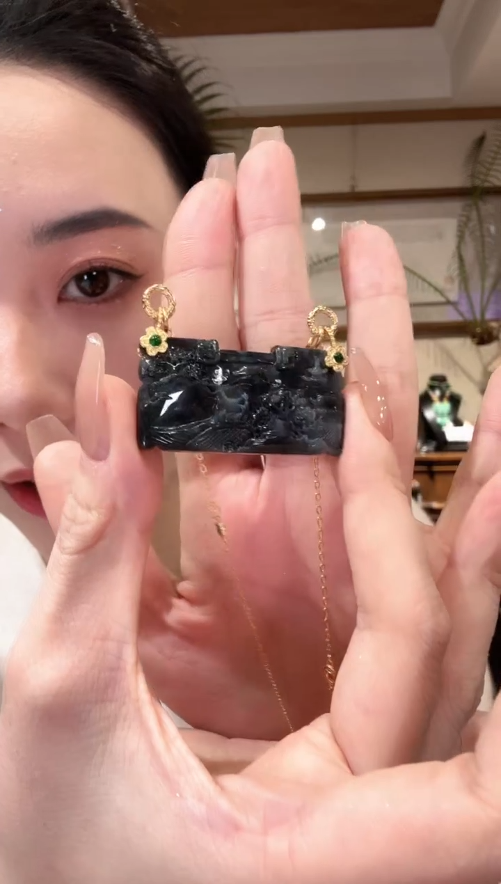 【闪购商品】翡翠颈饰未镶嵌国风