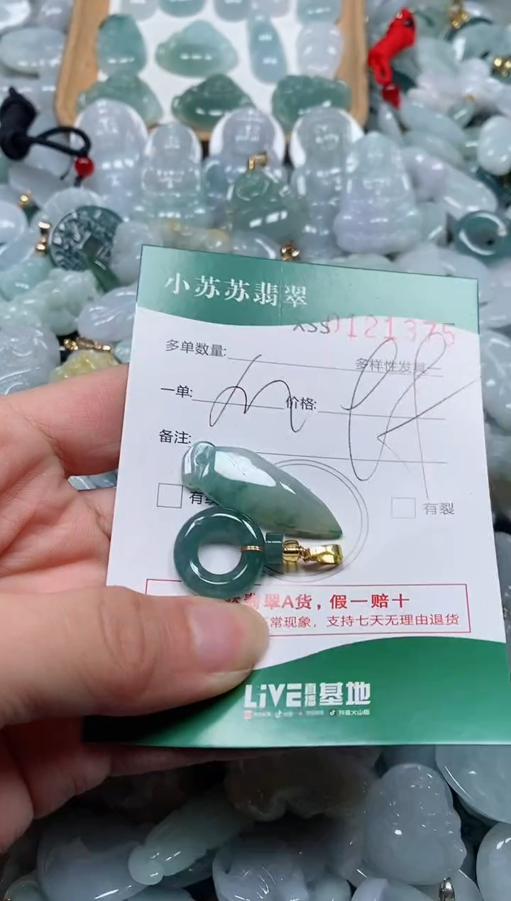 【闪购商品】翡翠颈饰未镶嵌闪购商品0121375