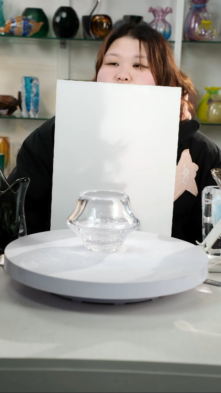 【闪购商品】琉璃【弘扬】高轻奢琉璃花器微瑕福利高15