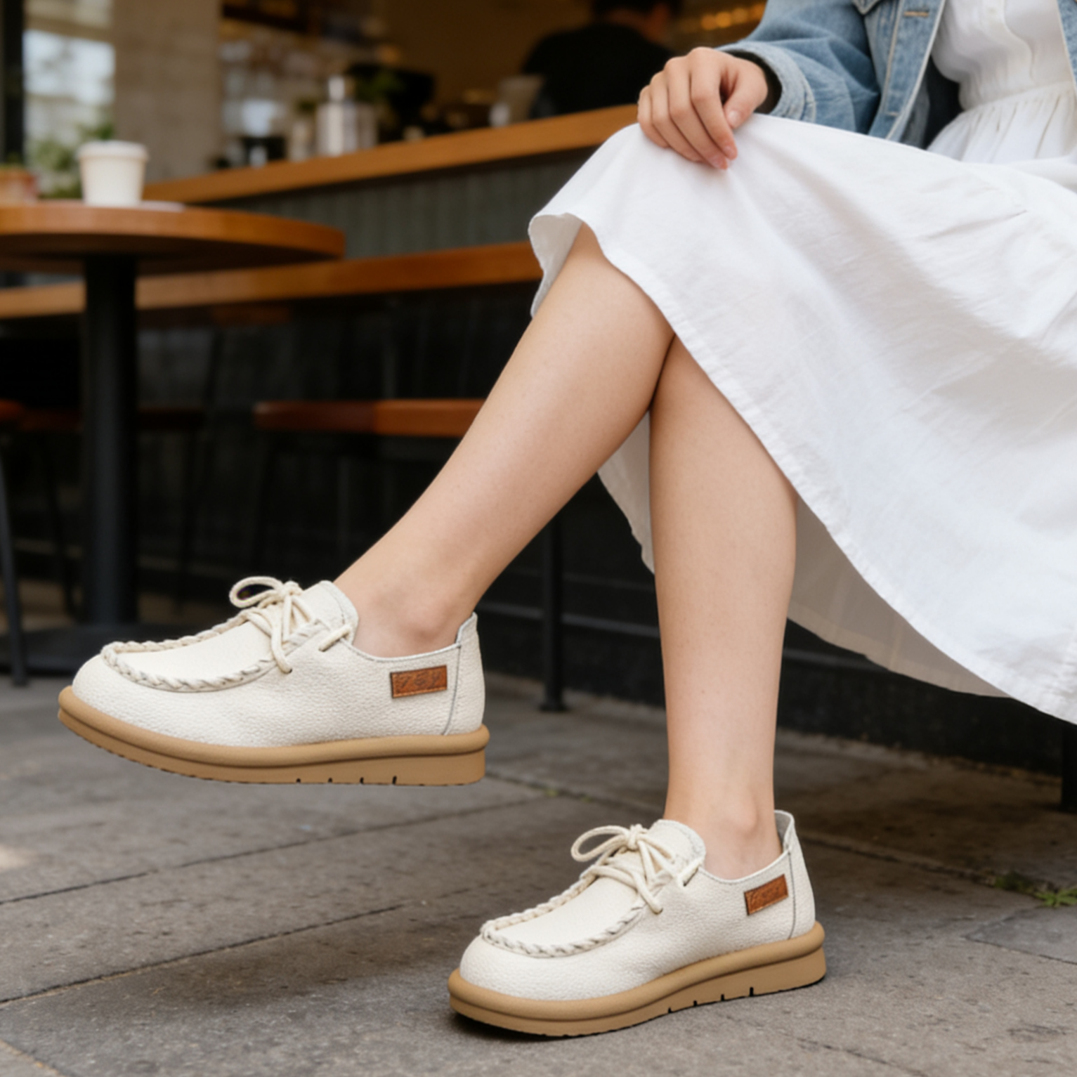 女鞋新款小皮鞋休闲百搭单鞋休闲时尚8809