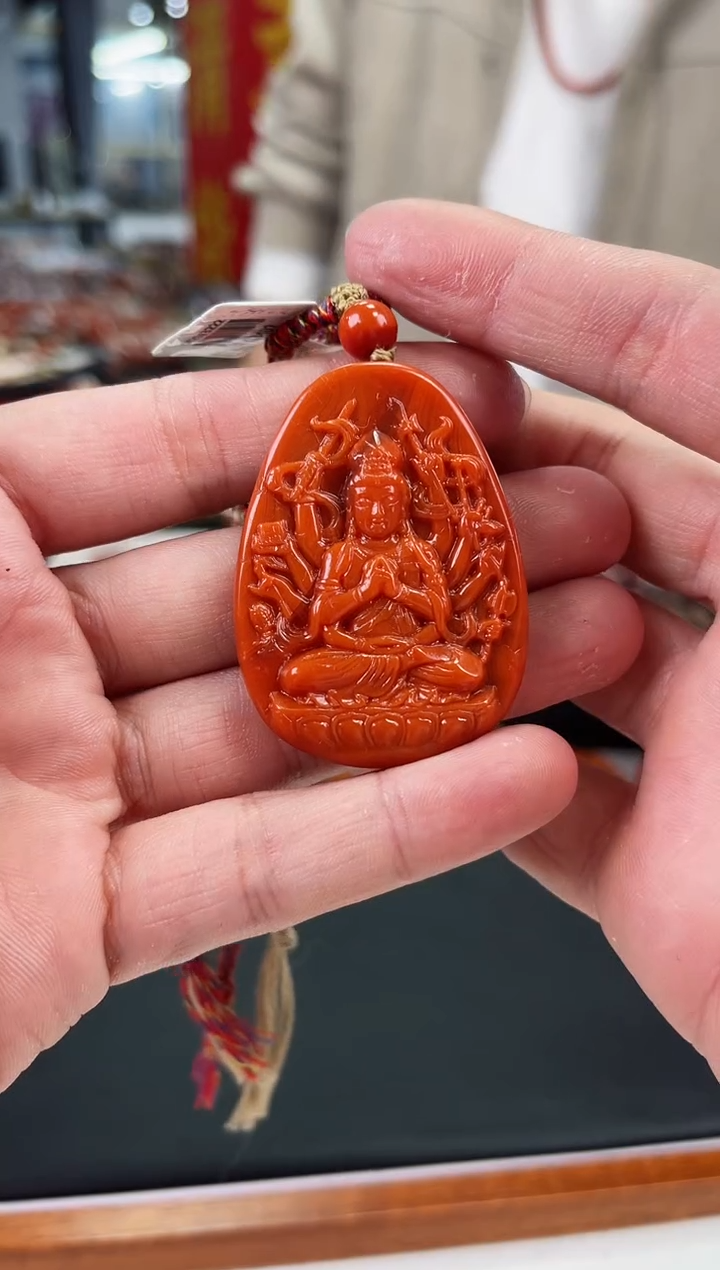 【闪购商品】南红玛瑙吊坠未镶嵌一个/条