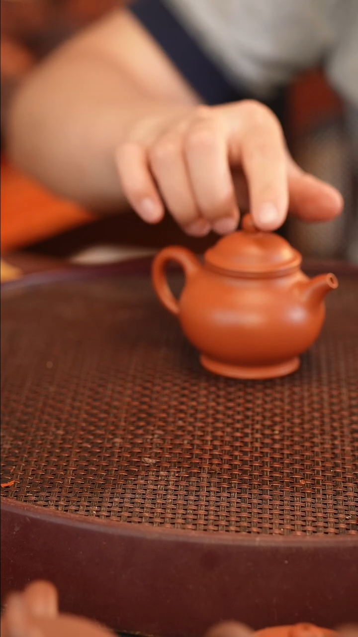 茶壶紫砂原矿手工制作朱泥 半手工 