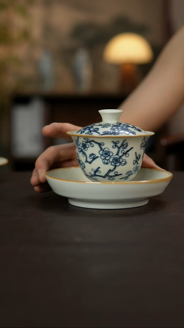 杯景德镇陶瓷杯碗柴烧多人