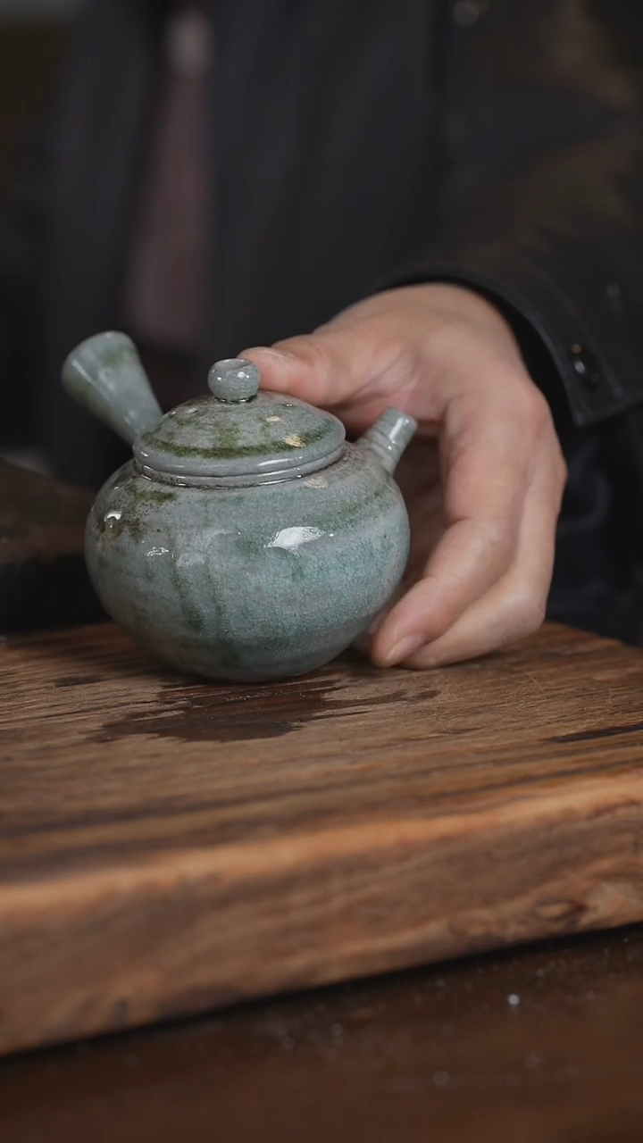 【闪购商品】浪鬼柴烧无我系列侧把壶