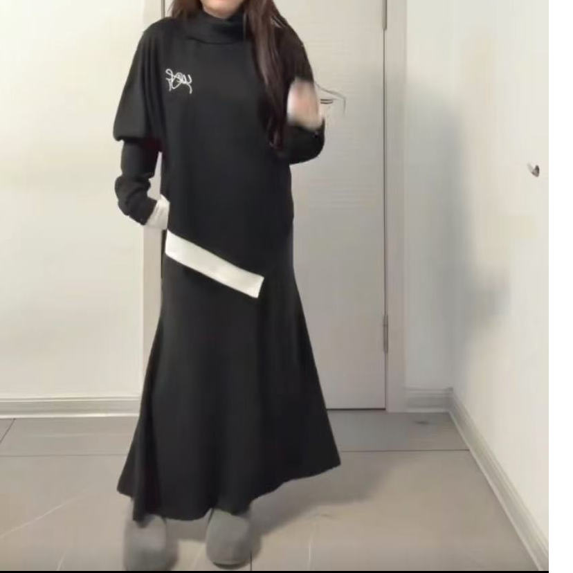 XIE9 气质减龄显瘦百搭半身裙3349