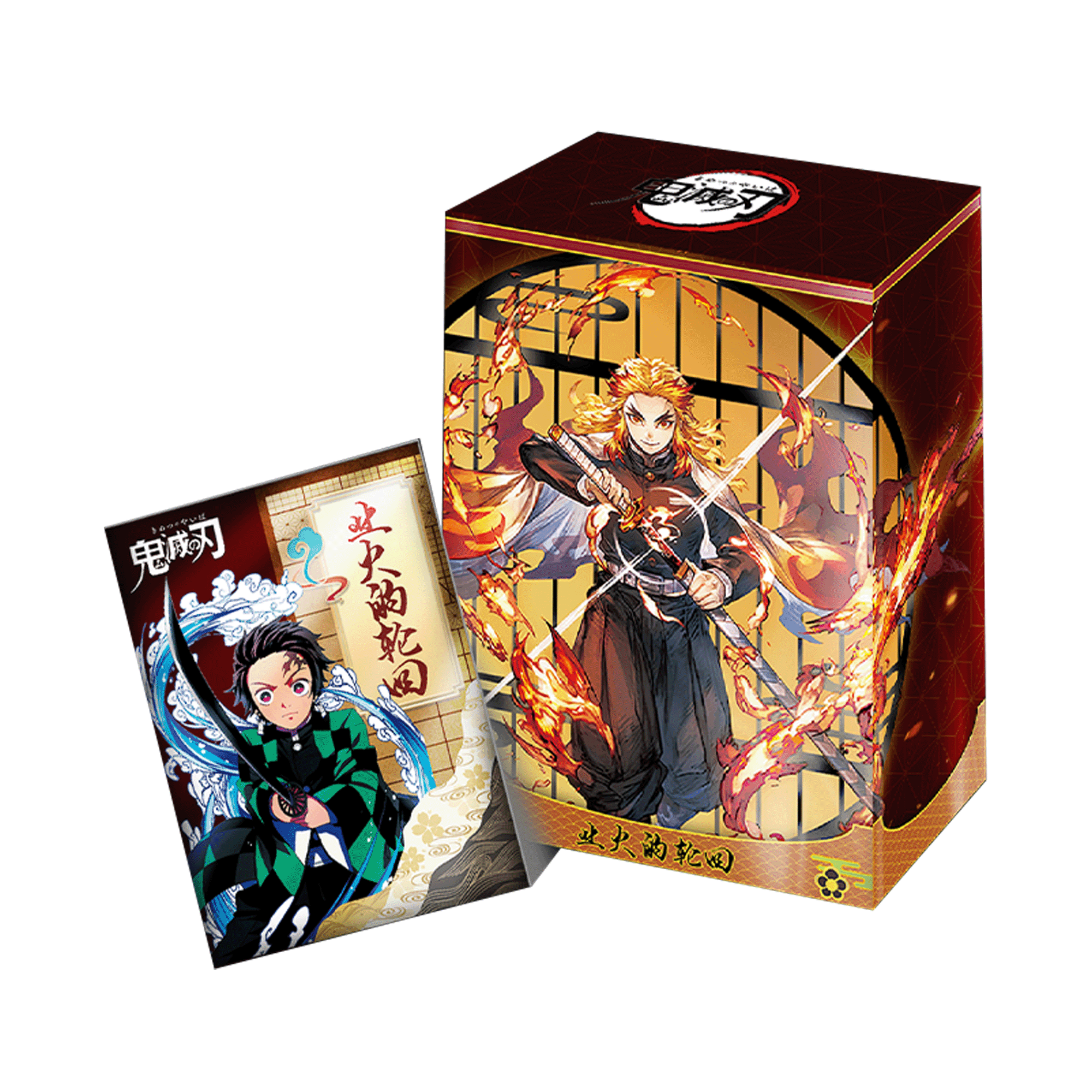 视界文创-鬼灭色纸业火的轮回-鬼灭猗窝座色纸同人二创（代拆）