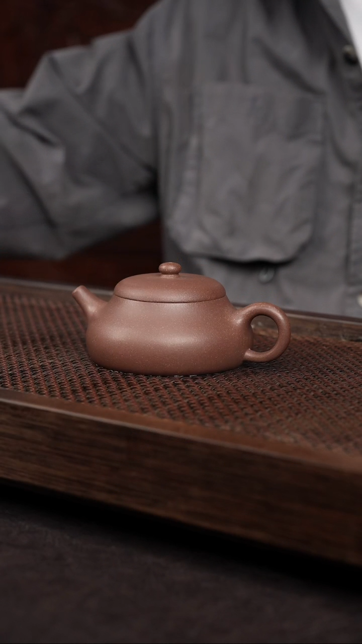 【闪购商品】紫砂茶壶老紫泥静乐