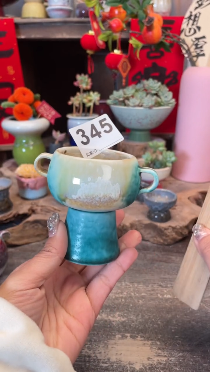 【闪购商品】摆件345知木小芳花盆