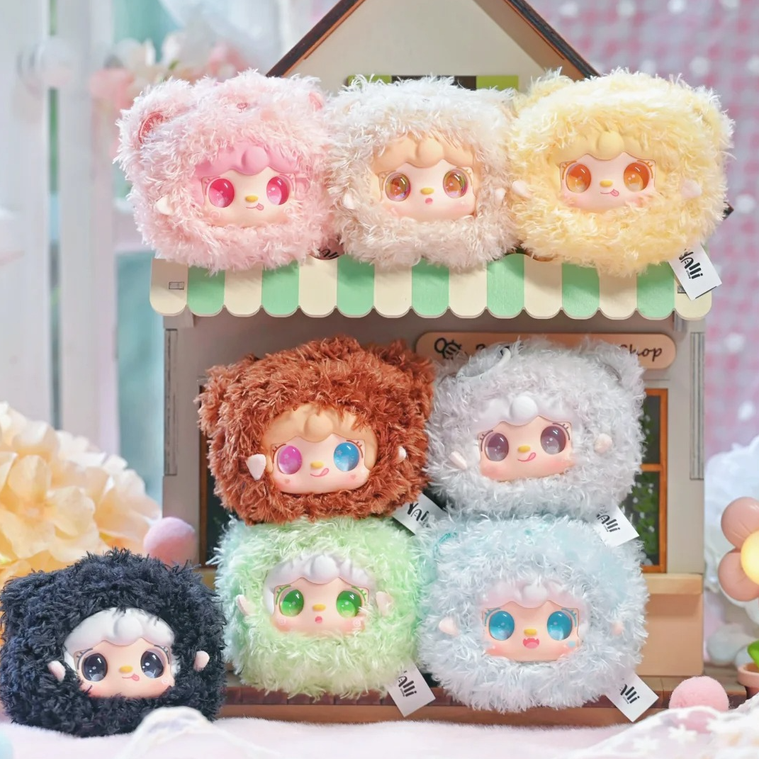 【拆盒】氧氧Yooki九代团一团小熊毛绒盲盒