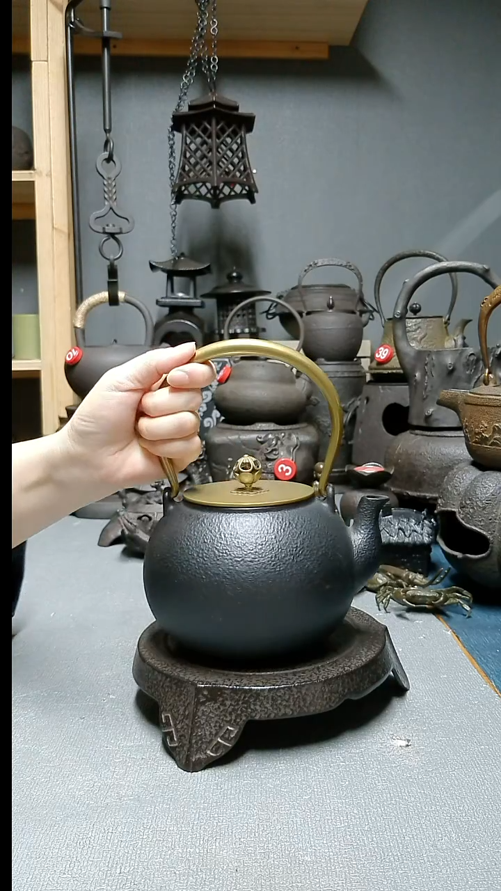 铸铁铸铁壶1200毫升素壶煮茶壶