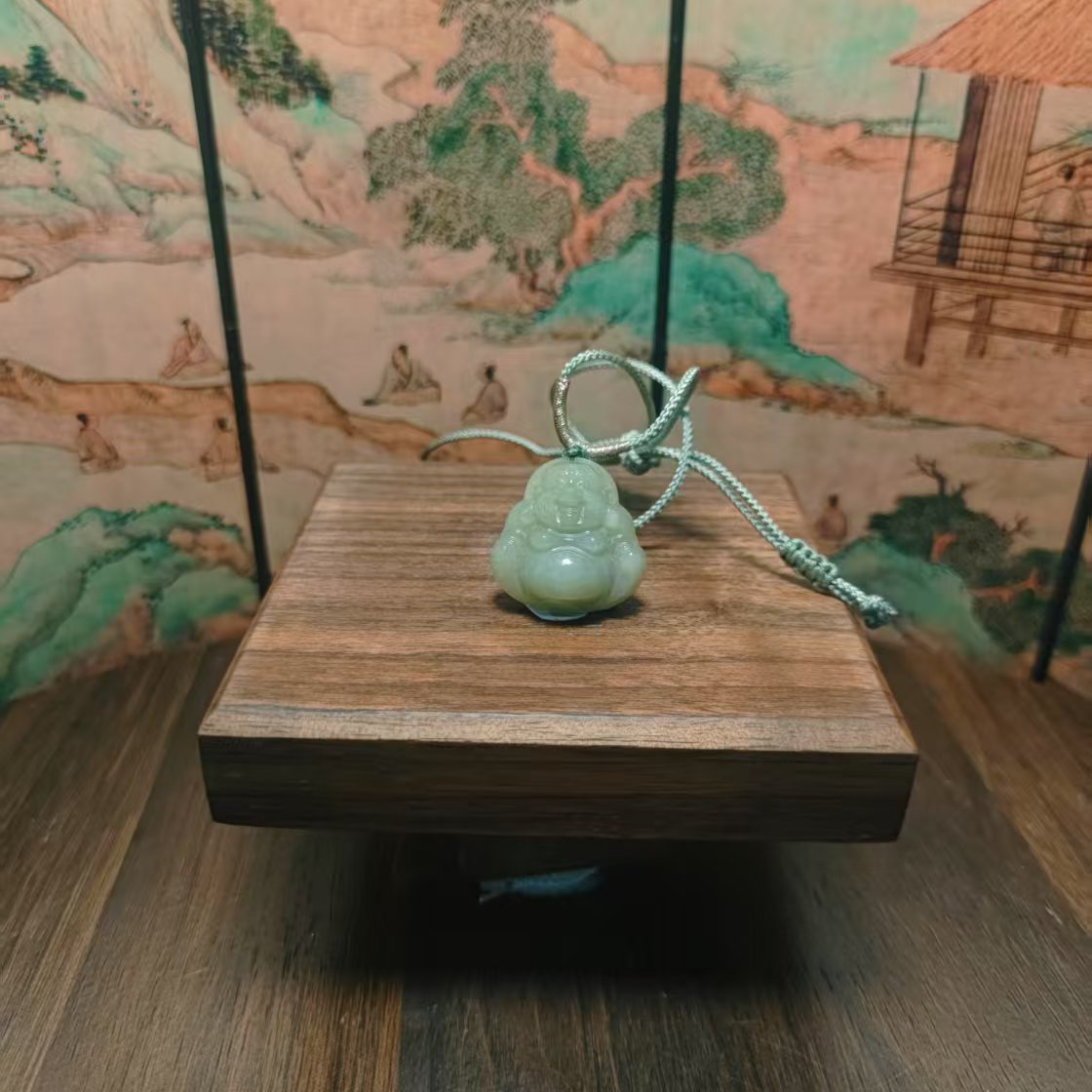 W和田玉佛公吊坠0374