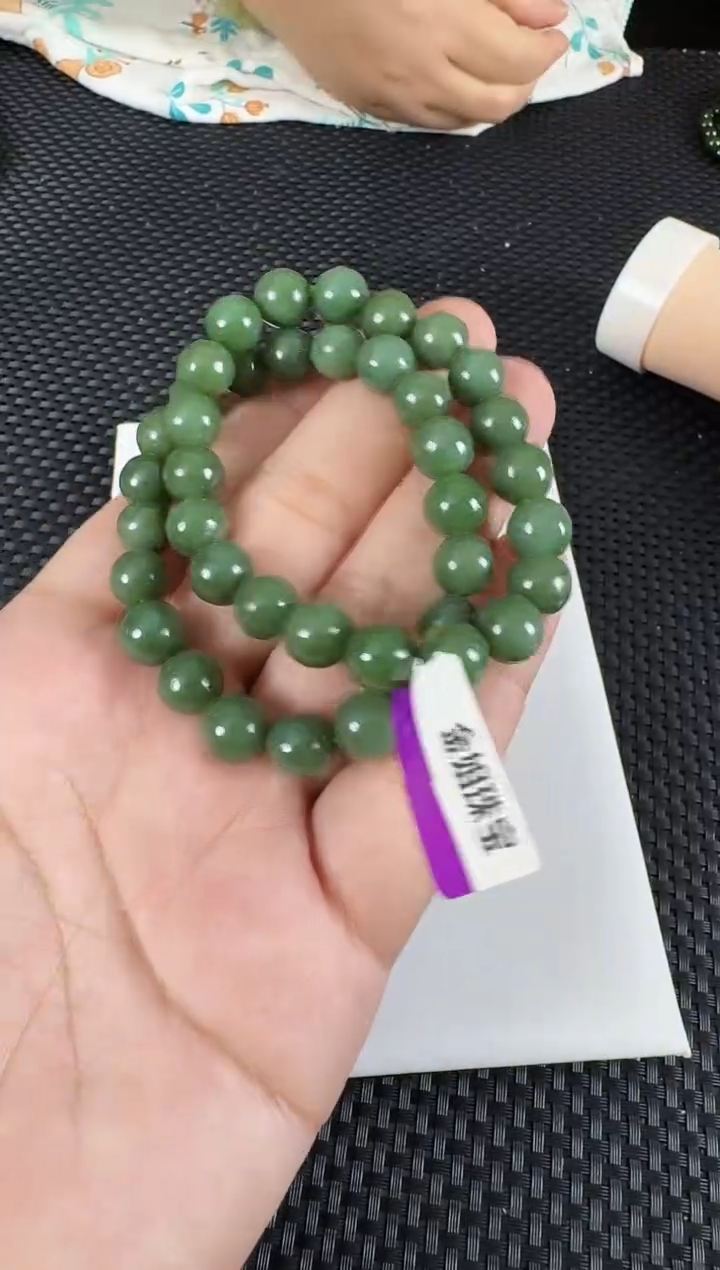 【闪购商品】和田玉（碧玉）手串未镶嵌约10MM多样性发一
