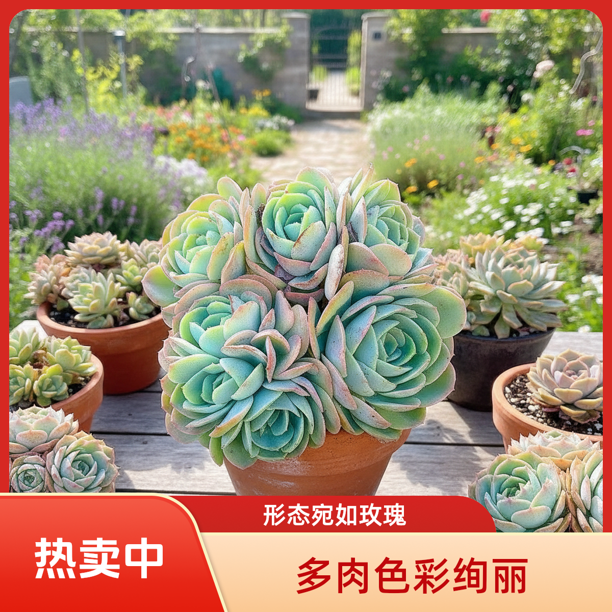 大桃花坞脱土  灵峰多肉净化空气