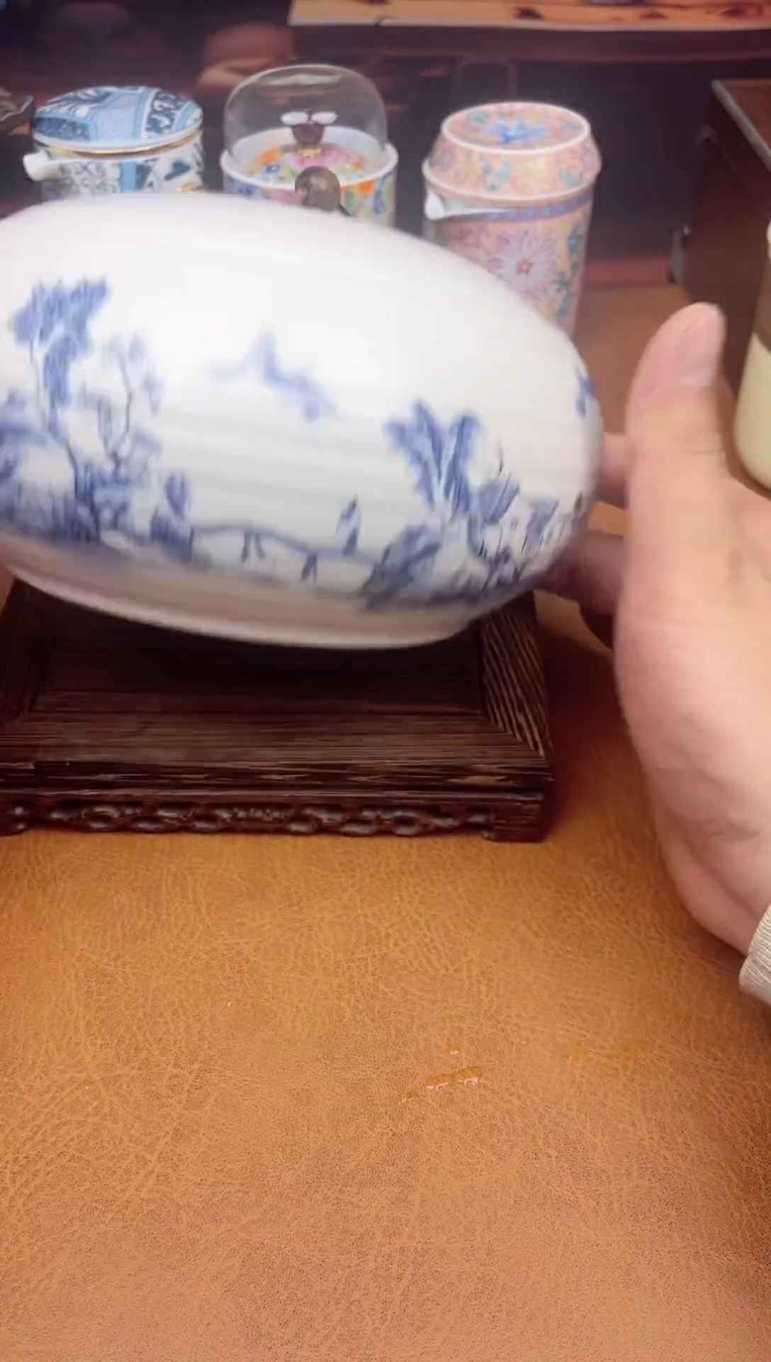 【闪购商品】陶瓷茶具摆件茶叶罐