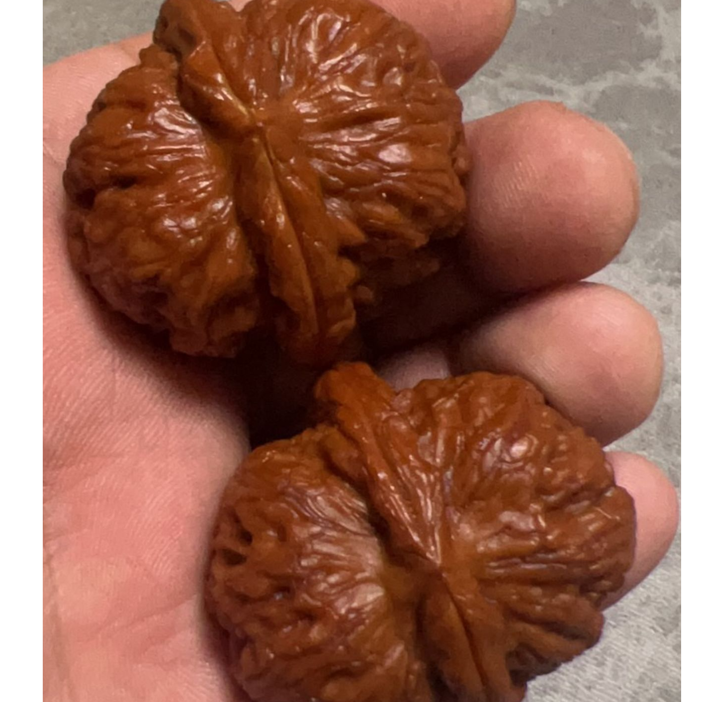精选文玩核桃纹理清晰上色快适合把玩