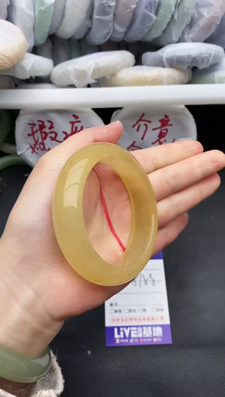 未镶嵌手镯石英质玉瑕疵7+57/58