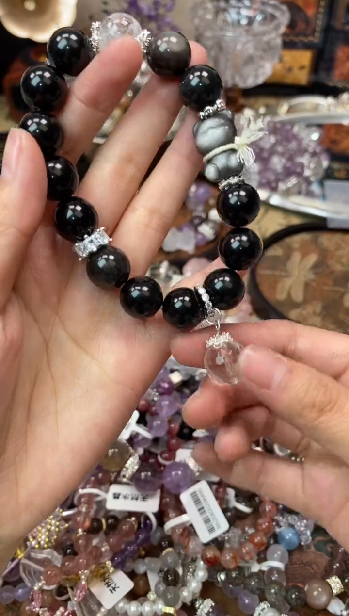 【闪购商品】黑曜岩手饰未镶嵌6030