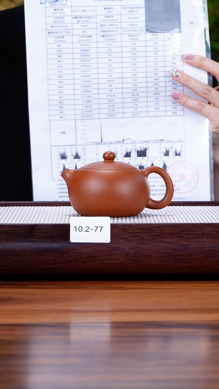 茶壶紫砂10.2-77 95全赵庄朱泥 西施200